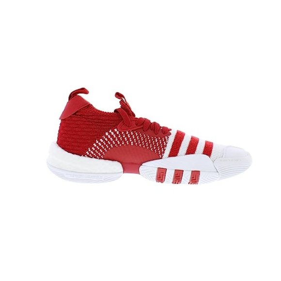 NIB adidas Mens Trae Young 2 Basketball Shoes Red Mens 13 Womens 14 FLF195 - Picture 3 of 4